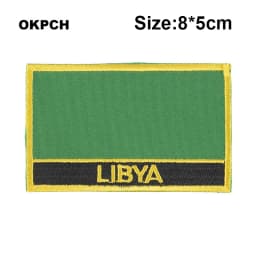 Maldives Flag Embroidery Patches Iron on Saw on Transfer patches Sewing Applications for Clothes in Home&Garden