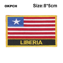 Maldives Flag Embroidery Patches Iron on Saw on Transfer patches Sewing Applications for Clothes in Home&Garden