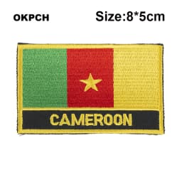 Maldives Flag Embroidery Patches Iron on Saw on Transfer patches Sewing Applications for Clothes in Home&Garden
