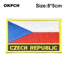 Maldives Flag Embroidery Patches Iron on Saw on Transfer patches Sewing Applications for Clothes in Home&Garden