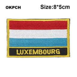 Maldives Flag Embroidery Patches Iron on Saw on Transfer patches Sewing Applications for Clothes in Home&Garden
