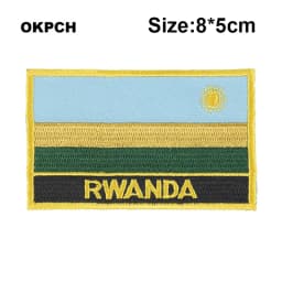 Maldives Flag Embroidery Patches Iron on Saw on Transfer patches Sewing Applications for Clothes in Home&Garden
