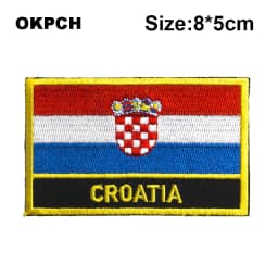 Maldives Flag Embroidery Patches Iron on Saw on Transfer patches Sewing Applications for Clothes in Home&Garden