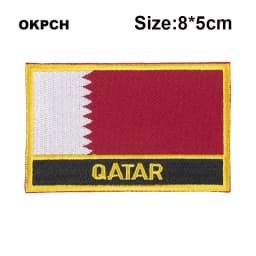 Maldives Flag Embroidery Patches Iron on Saw on Transfer patches Sewing Applications for Clothes in Home&Garden