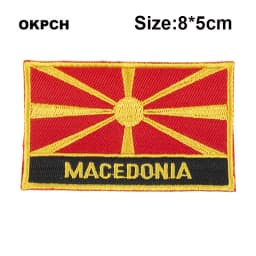 Maldives Flag Embroidery Patches Iron on Saw on Transfer patches Sewing Applications for Clothes in Home&Garden