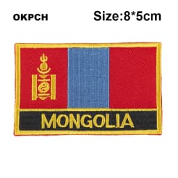 Maldives Flag Embroidery Patches Iron on Saw on Transfer patches Sewing Applications for Clothes in Home&Garden