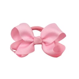 20PCS 3 Inches Baby Girls Mini Hair Bows Ties Elastic Hair Rubber Band Grosgrain Ribbon Hair Accessories for Kids Toddlers