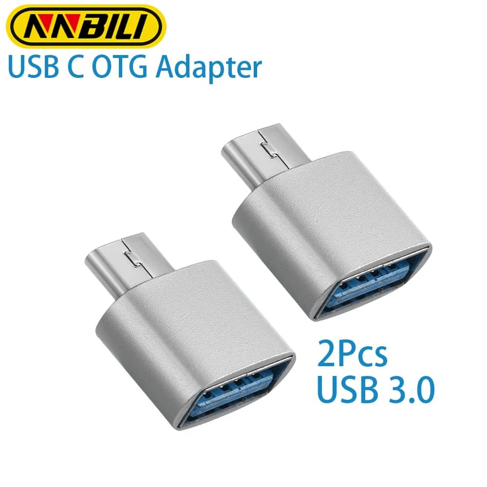 NNBILI USB C Adapter Type C to USB 3.0 Adapter Type-C Adapter OTG Cable For Xiaomi Macbook Pro Air Samsung S10 S9 USB OTG