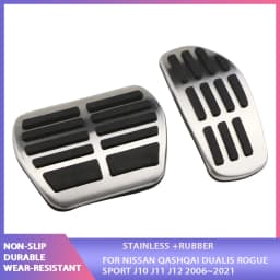 Gas Fuel Brake Pedal Pads Cover AT MT for Nissan Qashqai J11 2014-2021 X-Trail Rogue T32 Sentra SR 2021 Kicks Altima 2019 Micra