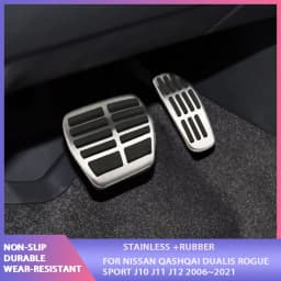 Gas Fuel Brake Pedal Pads Cover AT MT for Nissan Qashqai J11 2014-2021 X-Trail Rogue T32 Sentra SR 2021 Kicks Altima 2019 Micra