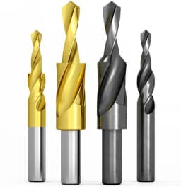 M3-M12 90/180 Degree Two-Stage Twist Step Drill Countersink Chamfer Deburring Drill Bit For Stainless Steel Metalworking