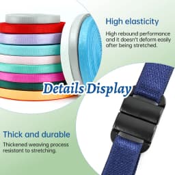 Meetee 5/10/20Meters 10mm Width Colored Elastic Bands Underwear Shoulder Strap Bra Nylon Webbing DIY Garment Sewing Accessories