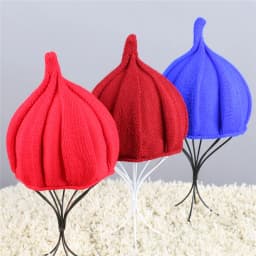 Autumn and Winter Twisted Flower Pullover Hat Sports Street Style Hip-hop Casual Loose Women's Cotton Cap