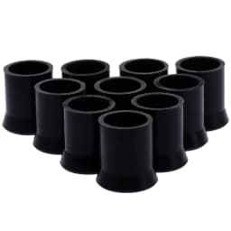 10Pcs Black Rubber Tobacco Pipe 11mm Dia. Smoking Tip Grips Smoke Mouthpiece Stem Silicone Ring Protective Sleeve 1.7cm Length