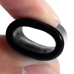10Pcs Black Rubber Tobacco Pipe 11mm Dia. Smoking Tip Grips Smoke Mouthpiece Stem Silicone Ring Protective Sleeve 1.7cm Length