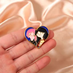 Princess Bubblegum And Marceline Anime Enamel Pin Badges Metal Brooches Backpack Accessories Lapel Pins Cute Jewelry Gifts