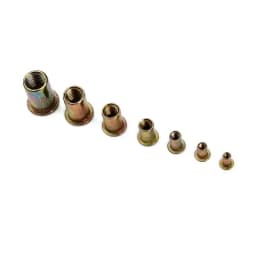 300/220/90pcs M3 M4 M5 M6 M8 M10 M12 Zinc Plated Carbon Steel Flat Head Rivet Nuts OR BT606 Manual Riveter Gun Nut Gun