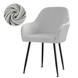 Velvet High Arm Chair Cover Elastic Dining Chair Slipcovers Fabric Washable Office Rocker Chairs Covers Home Decor Seat Cover