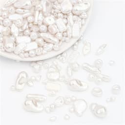 Cute Irregular Shape ABS Imitation Pearls Beads Charms for Necklace Bracelet Bead For Jewelri Makeing