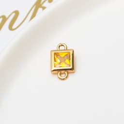 1pcs Diy Jewelry Accessories Copper Inlaid Zircon Square Geometry Double Pendant Earrings Bracelet Material Handmade Charms