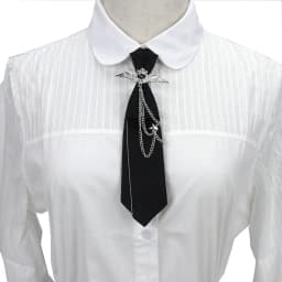 Retro Fabric Ribbon Rhinestone Black Bow Tie Collar Bowkont Cravat School Girl Boys Gifts for Women Clothing Jewelry Accessories