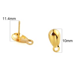 20pcs/lot 316 Stainless Steel Earring Star Geometric Earrings Stud Earring Posts Connector For DIY Jewelry Making Supplies Pins