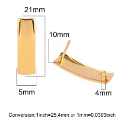 20pcs/lot 316 Stainless Steel Earring Star Geometric Earrings Stud Earring Posts Connector For DIY Jewelry Making Supplies Pins