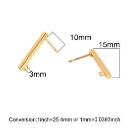 20pcs/lot 316 Stainless Steel Earring Star Geometric Earrings Stud Earring Posts Connector For DIY Jewelry Making Supplies Pins
