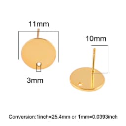 20pcs/lot 316 Stainless Steel Earring Star Geometric Earrings Stud Earring Posts Connector For DIY Jewelry Making Supplies Pins