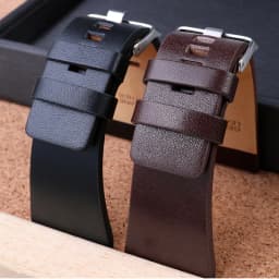 26MM 28MM 30MM 32MM For Diesel Watchbands Men's Wrist Large Size Watch Bands POlice Black Brown Genuine Calf Hide Leather Strap