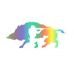 LYKX Car Sticker Creative Hunting Wild Boar Decals Fashion Auto Accessories PVC Body Decoration Sunscreen Cover Scratch Decal