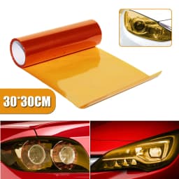 30x30cm Amber Orange light film Car Fog Light Headlight Taillight Tint Vinyl Film Sheet Sticker Auto Body Film Cover Car Styling