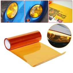 30x30cm Amber Orange light film Car Fog Light Headlight Taillight Tint Vinyl Film Sheet Sticker Auto Body Film Cover Car Styling