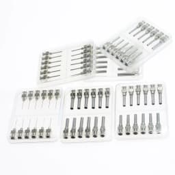 12pcs 1/2 Inch Dispensing Needles 8 9 10 11 12 13 14 15 16 17 18 19 20-30g Stainless-Steel Metal Syringe Dispenser Glue Blunt