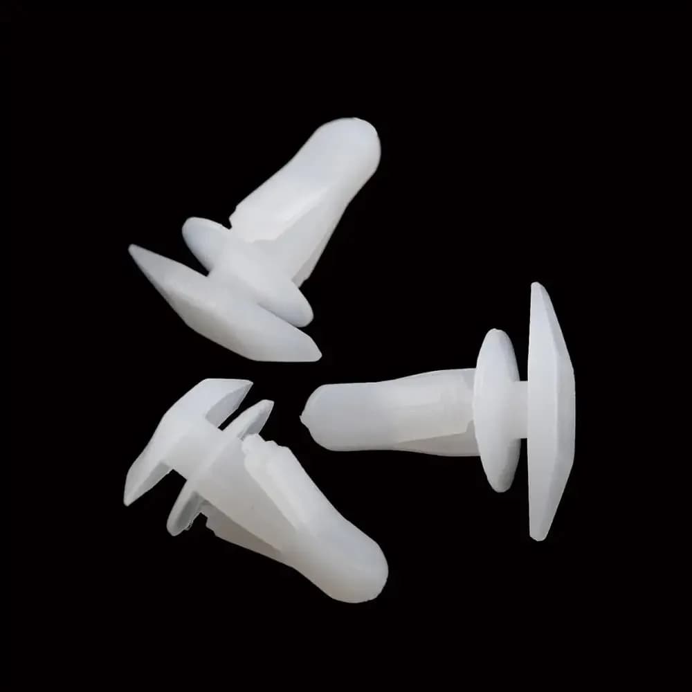 100Pcs White Universal Weatherstrip Retainer Clips Auto Window Door Sealing Strip Fasteners Rivet 91530-SP1-003 For Honda Accord