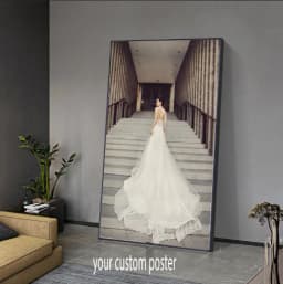 Personalized Gift Custom Poster Any Size Print Canvas Wall Art with Your Photo Painting Decoration Picture for Living Room