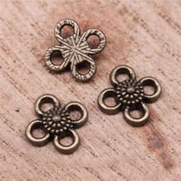 WYSIWYG 40pcs 8x8mm 3 Colors Trendy Flower Connector Charms For Jewelry Making DIY Jewelry Findings