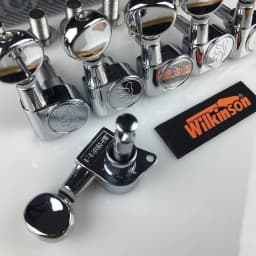 NEW Wilkinson WJN-05 Electric Guitar Machine Heads Tuners Mini Oval Tuner for ST TL Chrome Silver Tuning Pegs