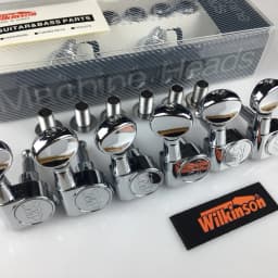 NEW Wilkinson WJN-05 Electric Guitar Machine Heads Tuners Mini Oval Tuner for ST TL Chrome Silver Tuning Pegs