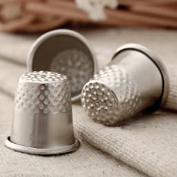 3pcs Finger Thimble Hard Protector Metal Sewing Tools Needles Partner Classical