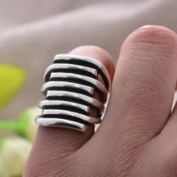 Hot Sell Personality Multi Level Thai Silver Unisex Ring Wholesale Jewelry For Women Men Gift Never Fade