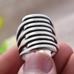 Hot Sell Personality Multi Level Thai Silver Unisex Ring Wholesale Jewelry For Women Men Gift Never Fade