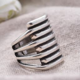 Hot Sell Personality Multi Level Thai Silver Unisex Ring Wholesale Jewelry For Women Men Gift Never Fade