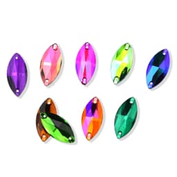 All Size All Color Sew on Rhinestone Ab Glass Rhinestone 3223 Navette Sew on Stone Horse Eye Crystal For Wedding Dress Button