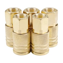 Solid Brass 1/4" NPT Pneumatic Fitting Air Line Quick Coupling Connector Coupler Adapter For Air Compressor 1Pcs/2Pcs/5Pcs/10Pcs