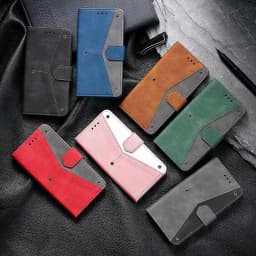 Matte Leather Case For Apple iPhone 11 12 13 14 15 16 17 Pro Max Air 17e 16e Mini XR X 8 7 Plus SE 2020 2022 SE3 Flip Case Cover