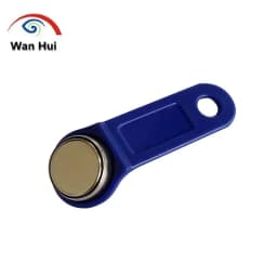 10Pcs iButton DS1990A TM1990A-F5 Touch Memory Card TM iButton Tag IB Tags with Handle for Electronic Lock Access Control Door