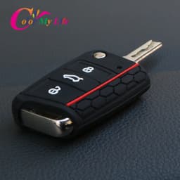 Silicone Car Key Protection Cover Key Holder Case Fit for Volkswagen VW Golf 7 MK7 7.5 2013 - 2019 Accessories