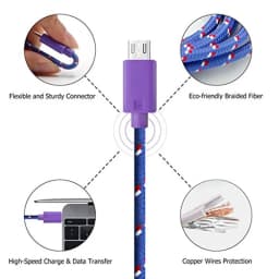 USB Type C Cable Nylon Braided 1M 2M 3M Data Sync Fast Charging USB C Cable For Samsung S9 S10 Xiaomi mi8 Huawei P30 Type-c