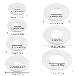 86Type ABS Wall Wire Hole Cover Air-conditioning Dust Pipe Plug Reserved Drill Hole Panel Decor Office Desk Hole Cap Hardware